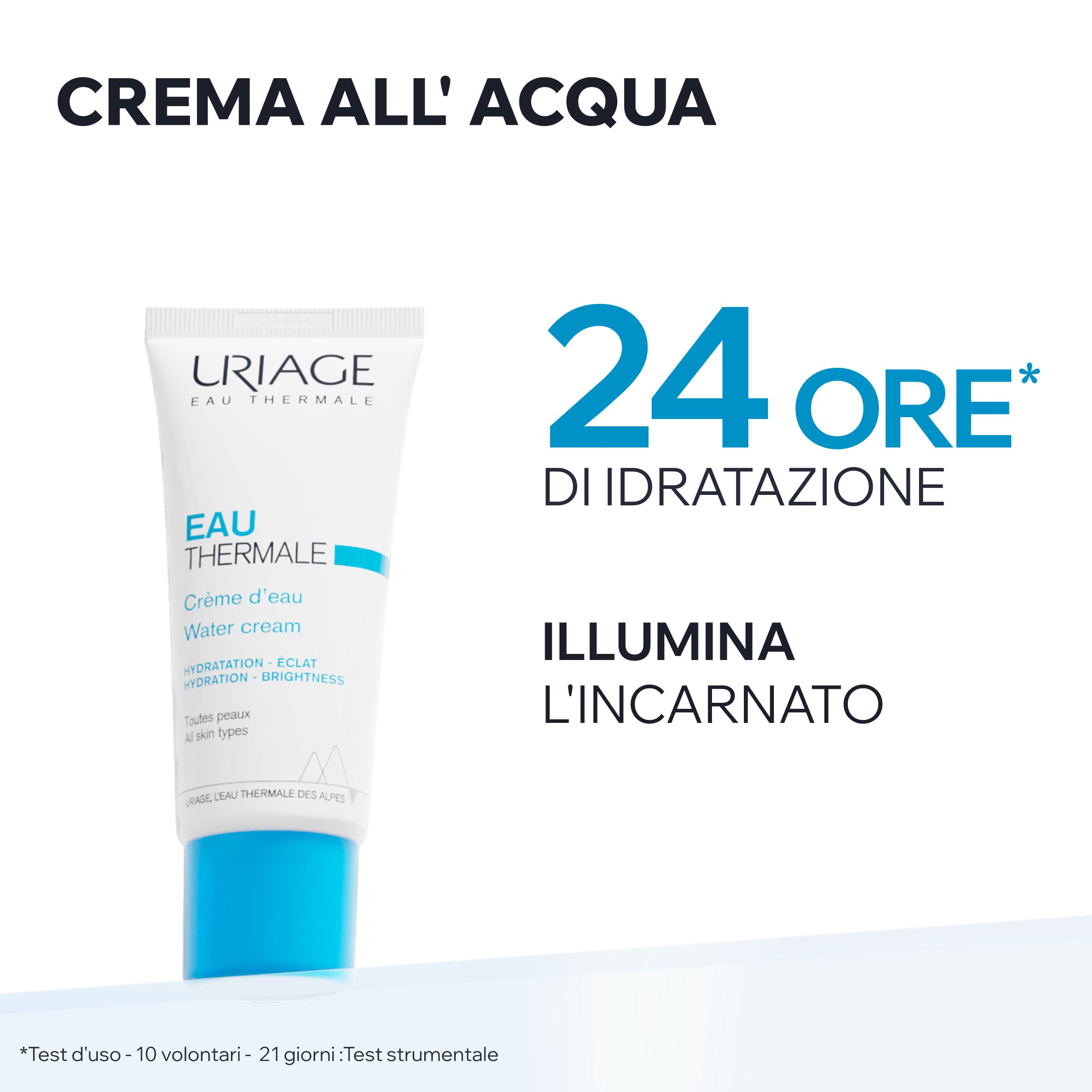 Uriage Eau Thermale - Crema Idratante Viso Per Pelle Sensibile 40 ml
