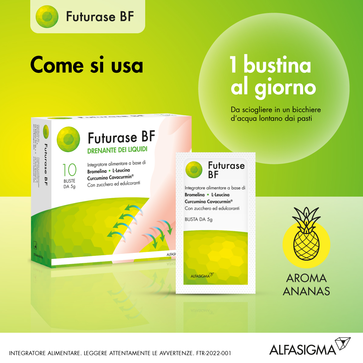 Futurase BF Integratore Antinfiammatorio 10 Buste - SCADENZA 31 AGOSTO 2026