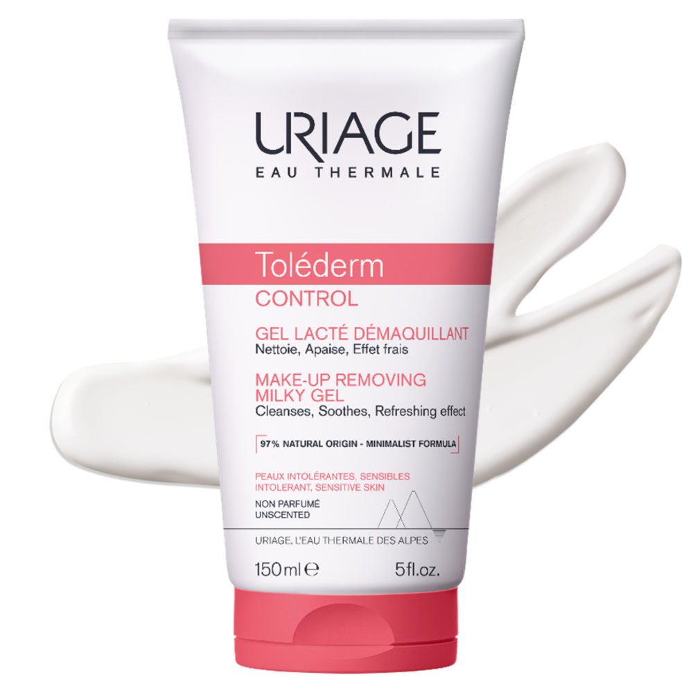 Uriage Toléderm Control - Latte Gel Struccante Viso Per Pelle Intollerante E Allergica 150 ml