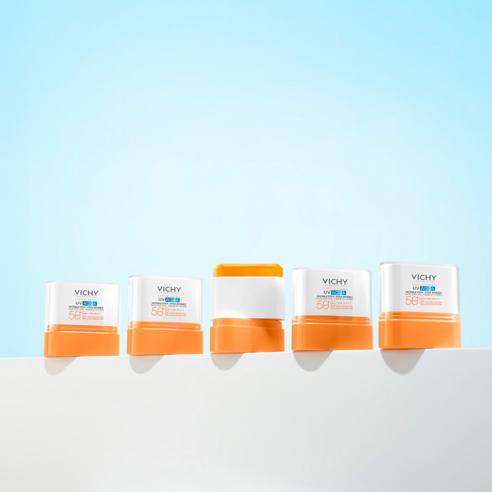 Vichy Capital Soleil UV Aqua Sick SPF50+ - Protezione Elevata Per Zone Sensibili 9 g
