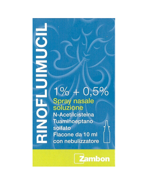 RinoFluimucil Spray Nasale 1% + 0,5%  N-Acetilcisteina Riniti 10 ml