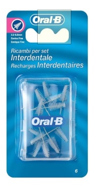 Oral-B Ricarica Scovolini Interdentali Cilindrici Fine 1,9 mm