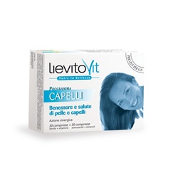 Lievitovit Programma Capelli  Integratore Benessere Capelli Pelle Unghie 60 Compresse