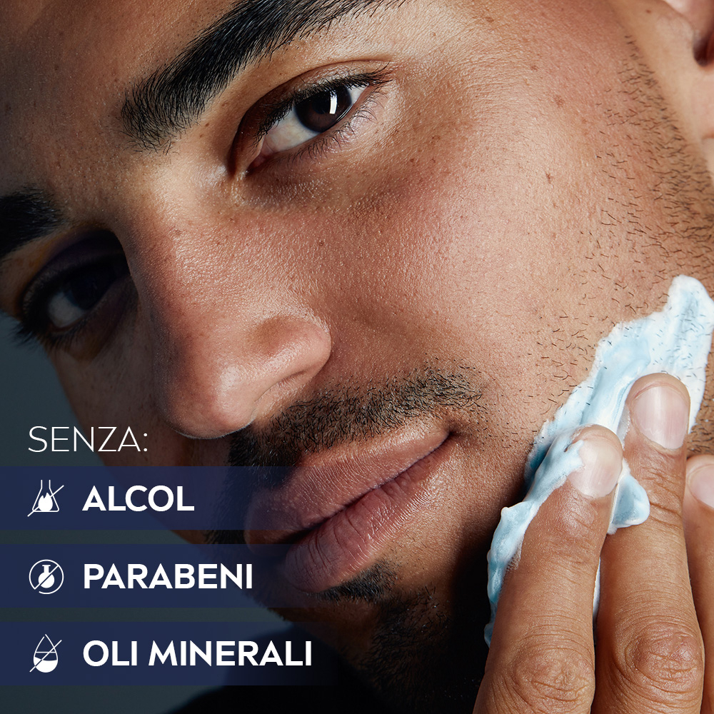 Nivea Men Sensitive Cool Gel da Barba 200 ml, Gel barba delicato e rinfrescante per pelle sensibile
