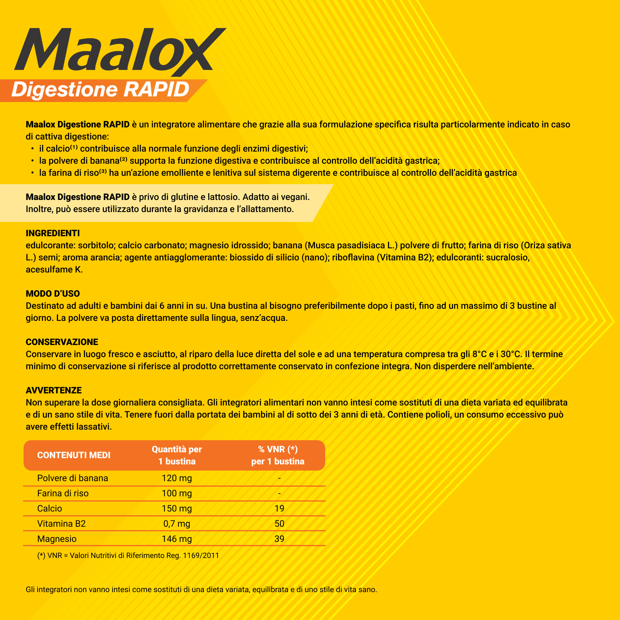 Maalox Digestione Rapid 20 Bustine - Integratore Per Cattiva Digestione E Acidità Di Stomaco