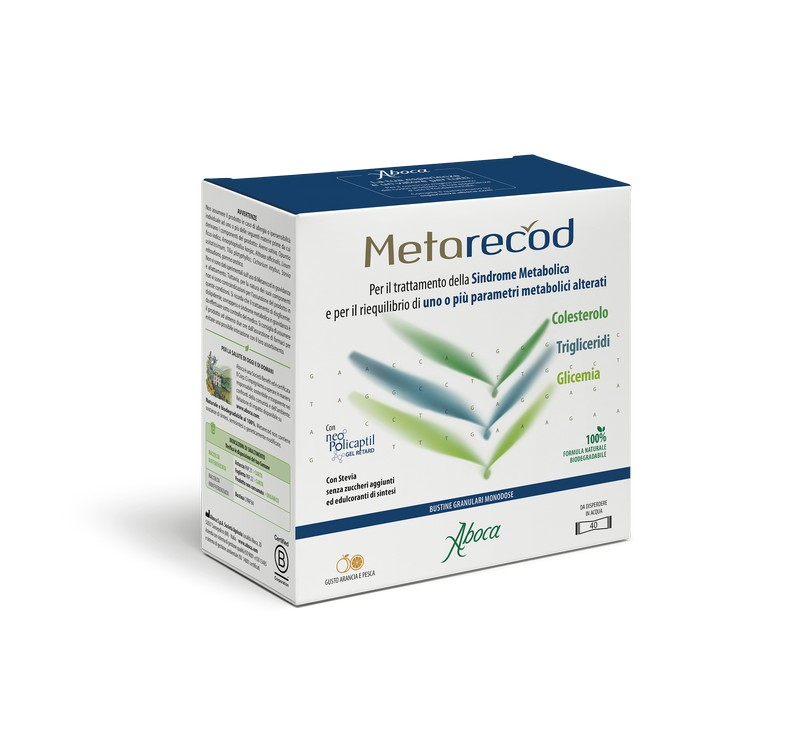 Aboca METARECOD un aiuto per il Metabolismo 40 Bustine 