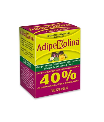 Adipekolina Integratore Controllo del peso 24 Compresse