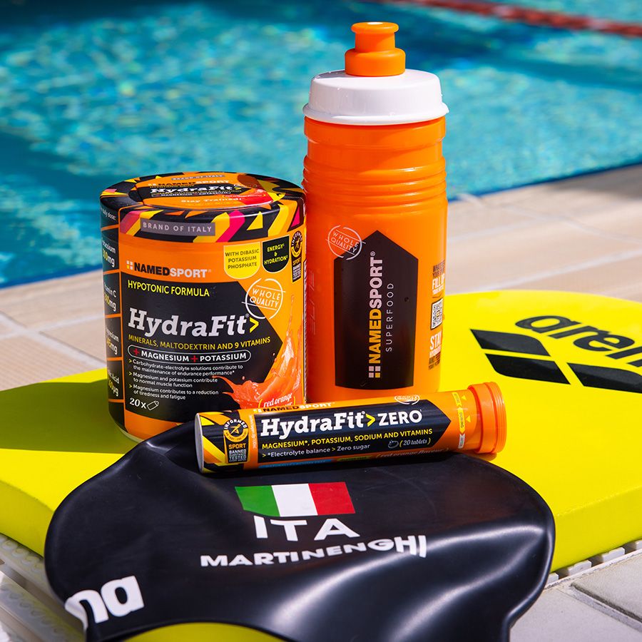 Named Sport - HydraFit> 400 g - Integratore Di Magnessio, Potassio E Vitamine