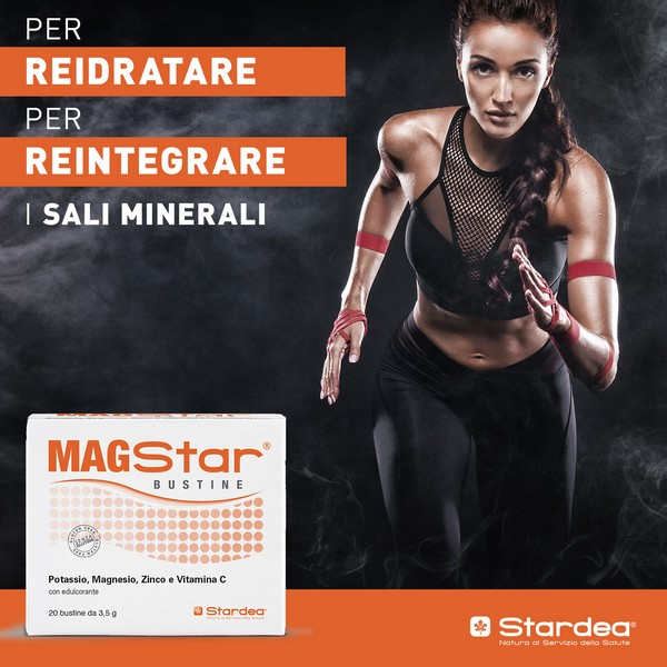 Magstar Integratore Magnesio e Potassio 20 Bustine