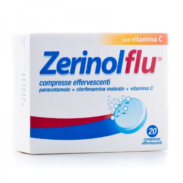 Zerinolflu Effervescente Analgesico e Antipiretico 20 Compresse Effervescenti - SCADENZA 31 OTTOBRE 2026