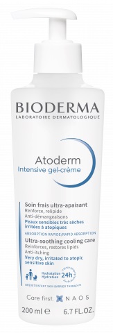Bioderma Atoderm Intensive Gel-Crème - Trattamento Rinfrescante Ultra-Lenitivo Per Pelle Molto Secca 200 ml