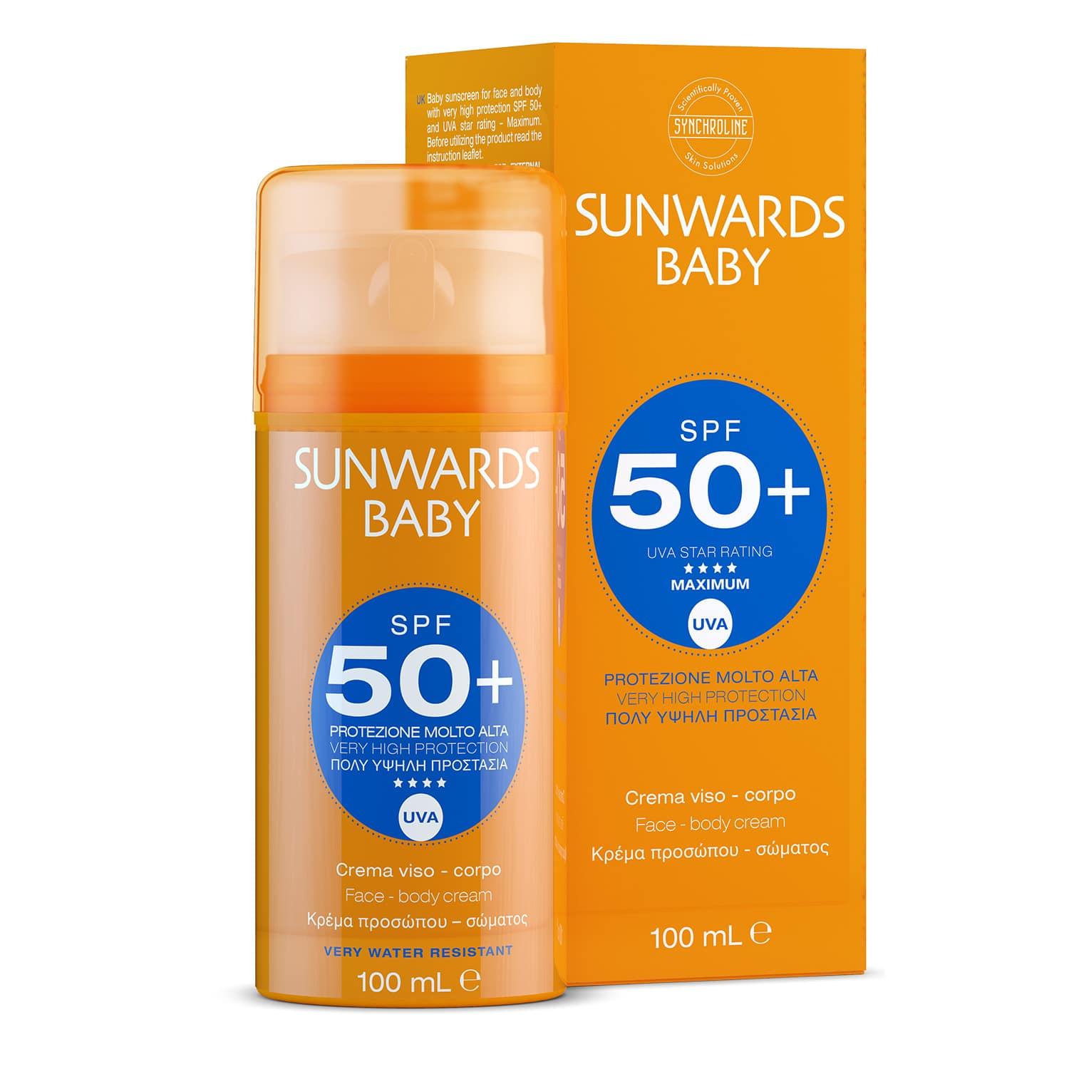 SUNWARDS BABY FACE/BODY CR 50+