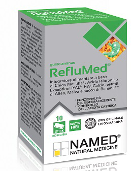 RefluMed Ananas Integratore Benessere Stomaco e Intestino 10 Stick