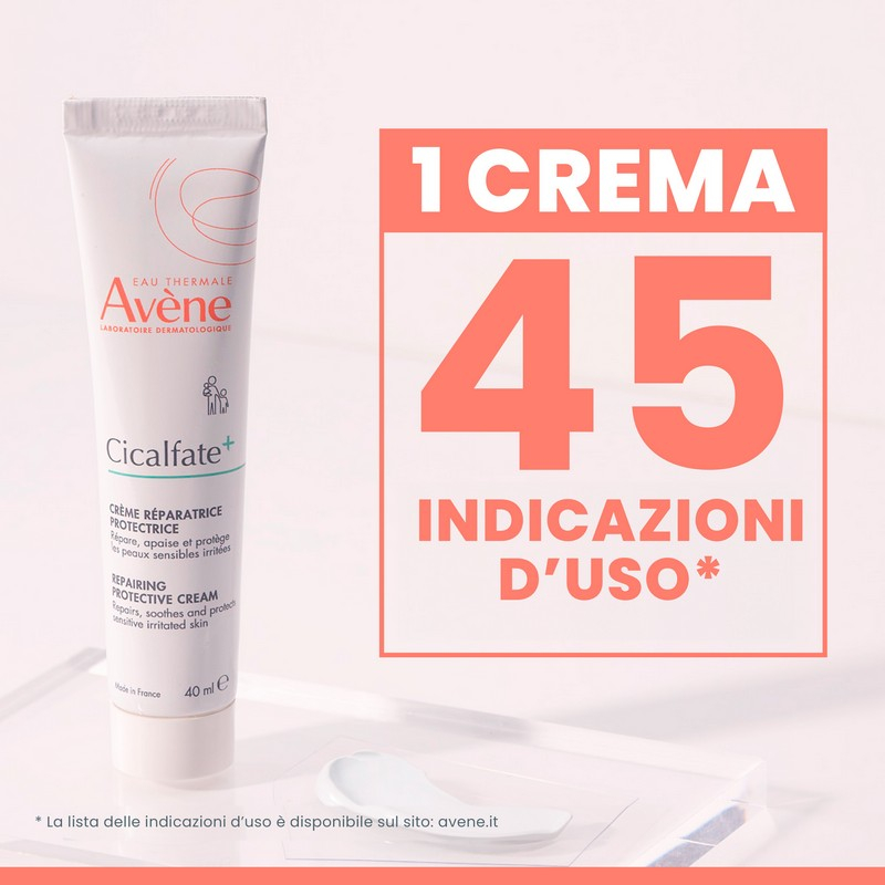 Eau Thermale Avène Cicalfate+ Crema Ristrutturante Protettiva, pelle fragilizzata, 40ml