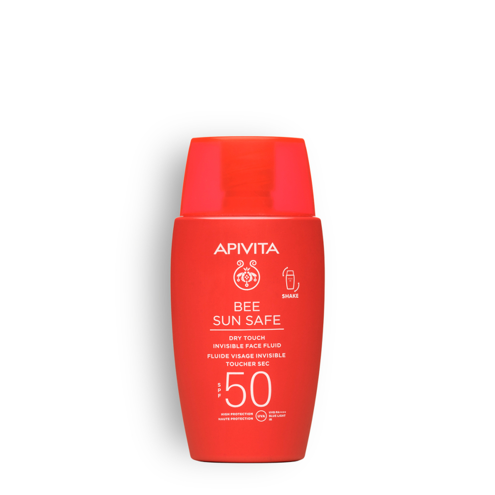Apivita Bee Sun Safe - Fluido Invisibile Dry Touch SPF50 Viso 50 ml