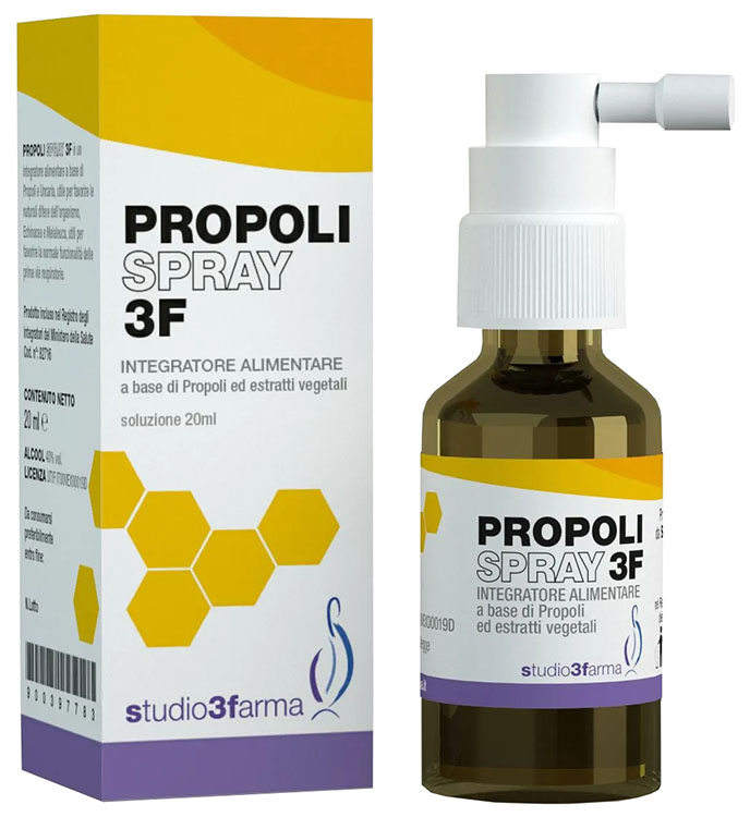 Studio 3 Farma Propoli Spray Integratore Alimentare 20ml