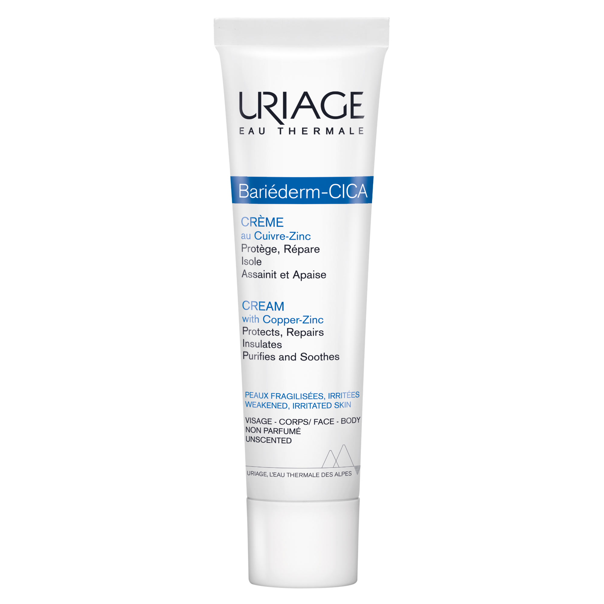 Uriage Bariéderm-Cica - Crema Riparatrice Lenitiva Viso E Corpo Per Pelle Irritata E Danneggiata 40 ml
