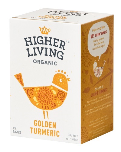 Golden Turmeric infuso biologico di Curcuma 15 filtri
