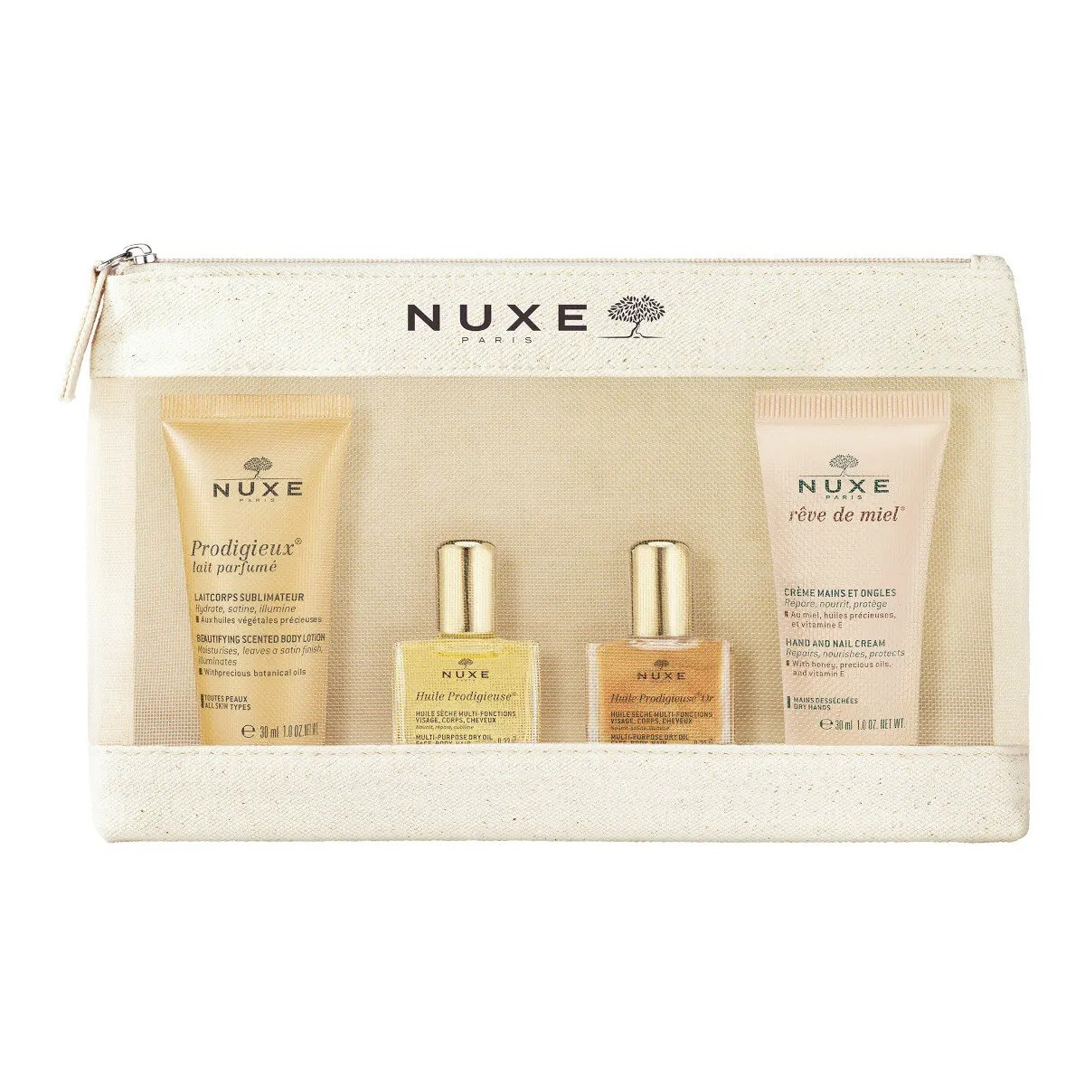 Nuxe Cofanetto con Trousse Voyage Prodigieuse Kit Viaggio