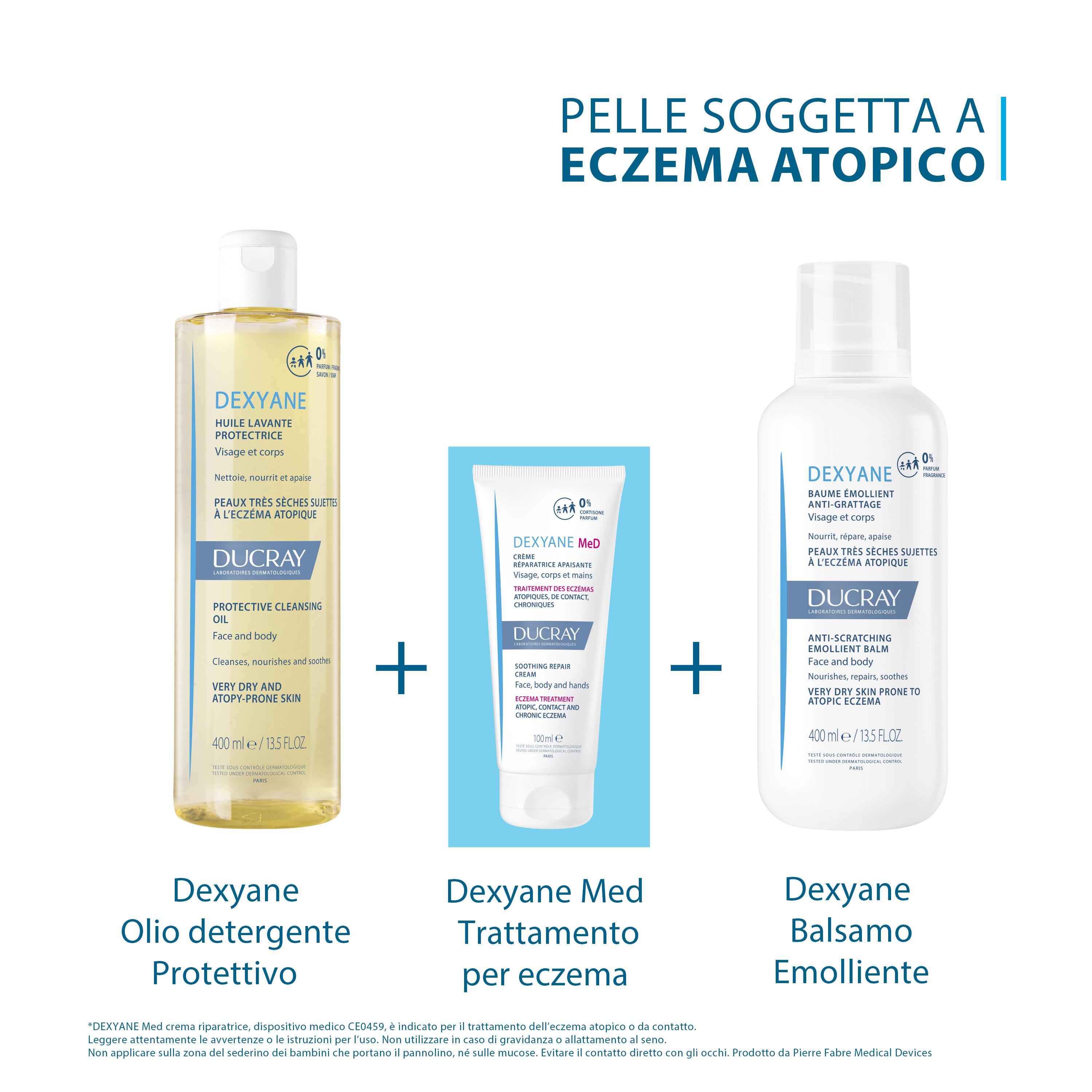 Ducray Dexyane - Balsamo Emolliente Anti-Grattage Viso E Corpo 400 ml