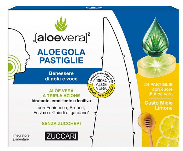 ALOEGOLA MIELE/LIMONE 20PAST