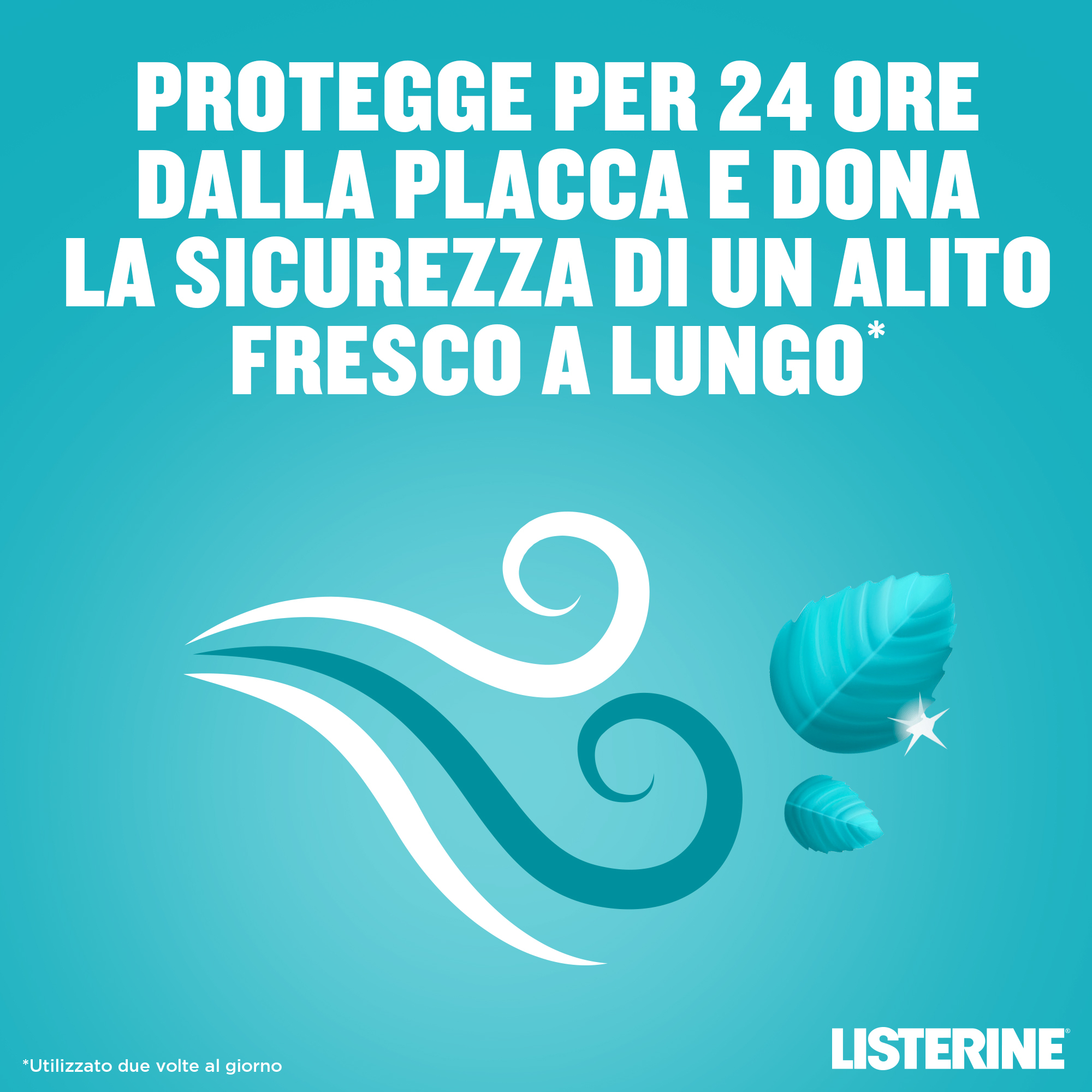 LISTERINE Cool Mint Collutorio al gusto Menta a base di Oli Essenziali Antibatterici 500 ml