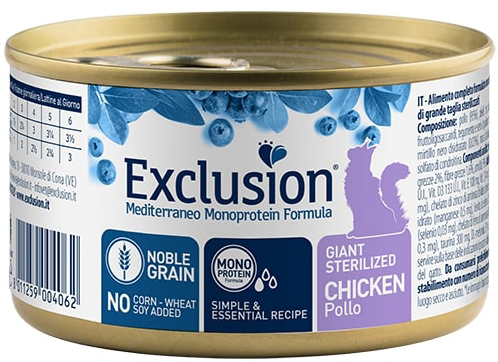 EXCLUSION M GIA STER CHICK 85G