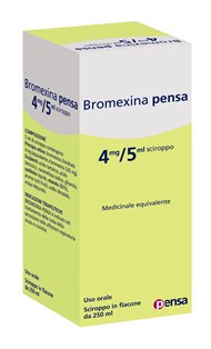 Pensa Pharma Bromexina  Sciroppo 4 Mg/5 Ml Tosse Flacone 250 ml