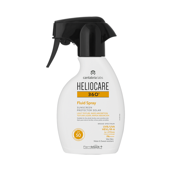 Heliocare 360° - Fluid Spray SPF50 Protezione Solare Corpo 250 ml