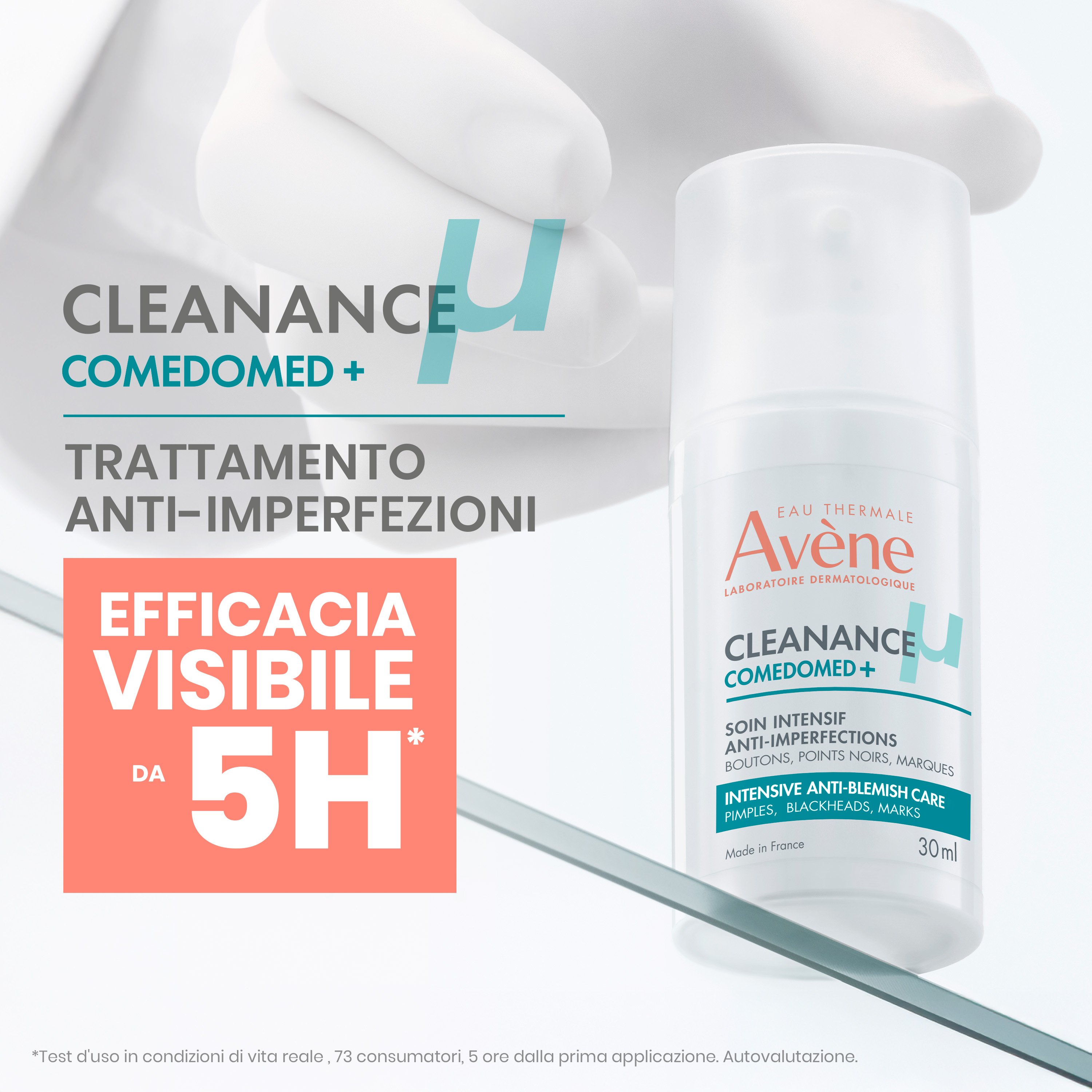 Avène Eau Thermale - Cleanance Comedomed+ Trattamento Intensivo Quotidiano Anti-Imperfezioni 30 ml 