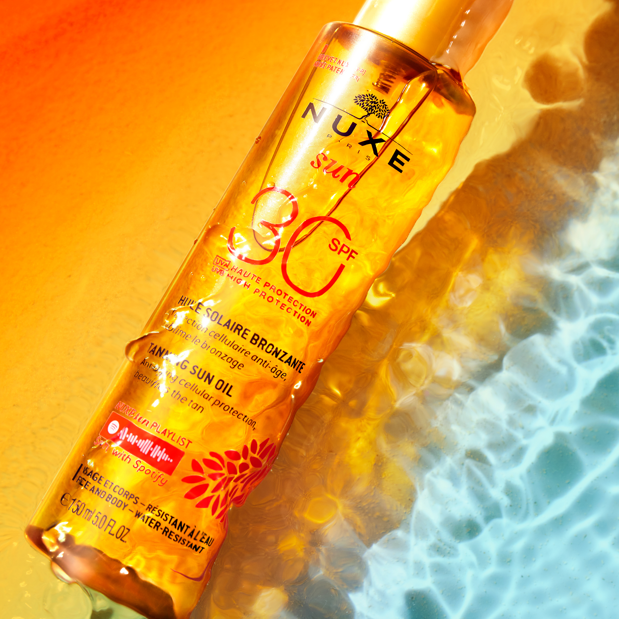 Nuxe Sun - Olio Solare SPF30 Viso E Corpo 150 ml