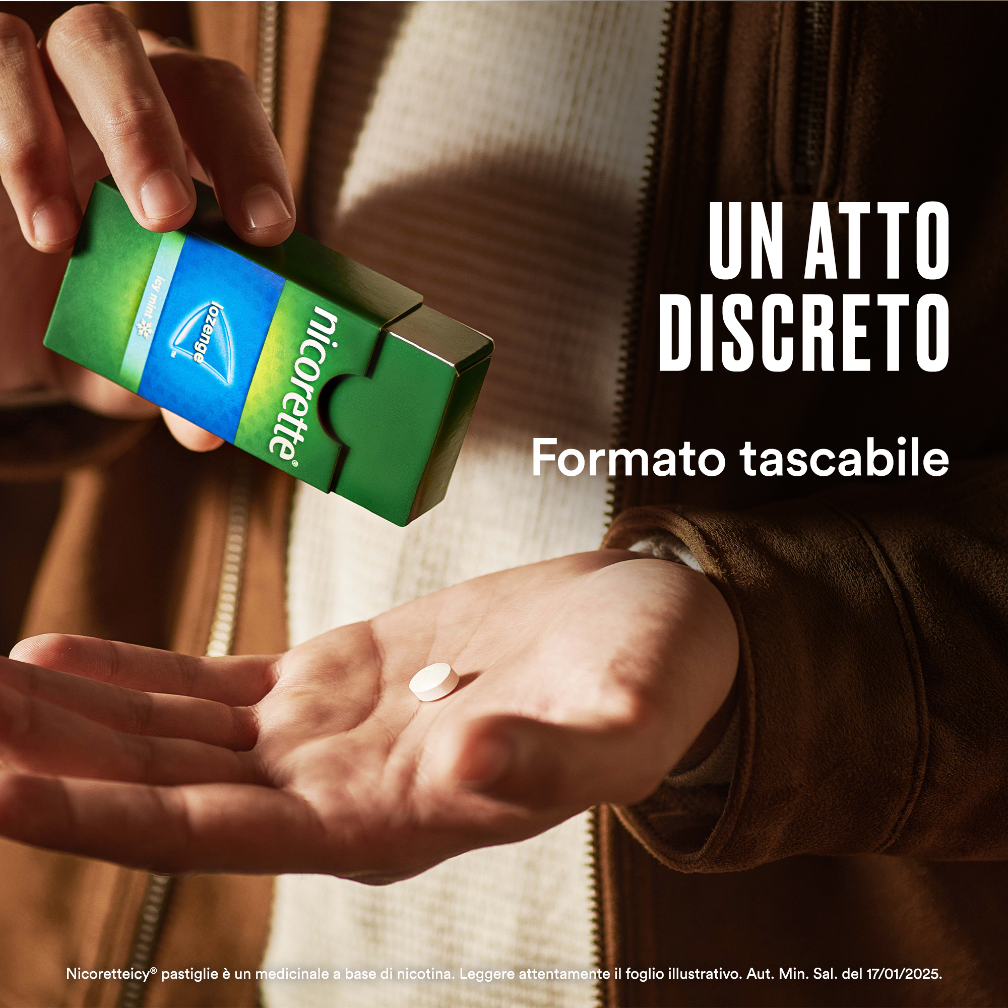 Nicorette Icy 2 mg Per Smettere Di Fumare Gusto Menta 40 Pastiglie