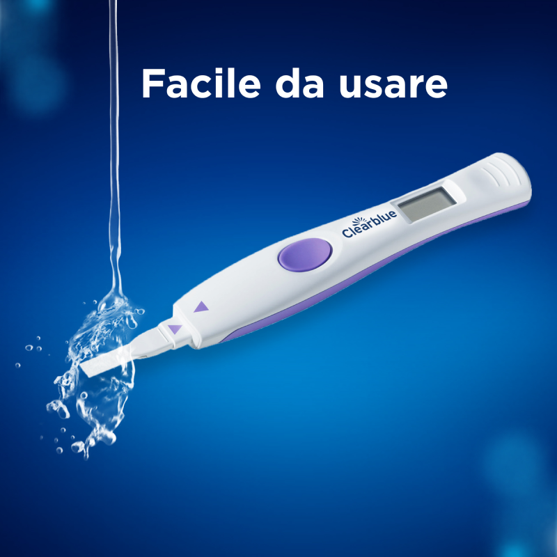 Test Di Ovulazione Clearblue Digitale Avanzato Aumenta Le Tue Probabilità Di Rimanere Incinta – 1 Portastick Digitale E 10 Sticks