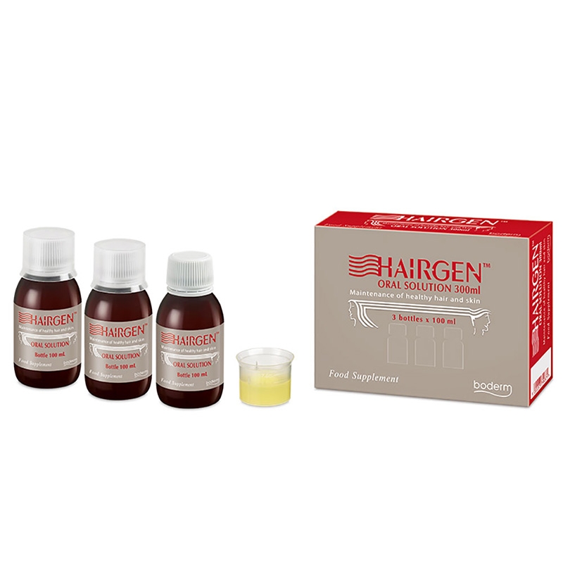 Hairgen Soluzione Orale Integratore Capelli Fragili 3x100 mL