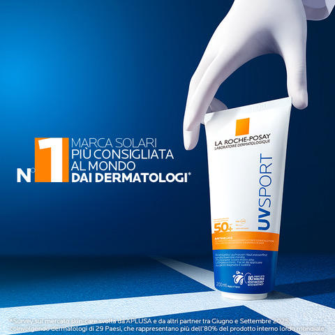 La Roche-Posay Anthelios Uvsport Gel-Crema - Protezione Solare SPF50+ Viso E Corpo 200 ml
