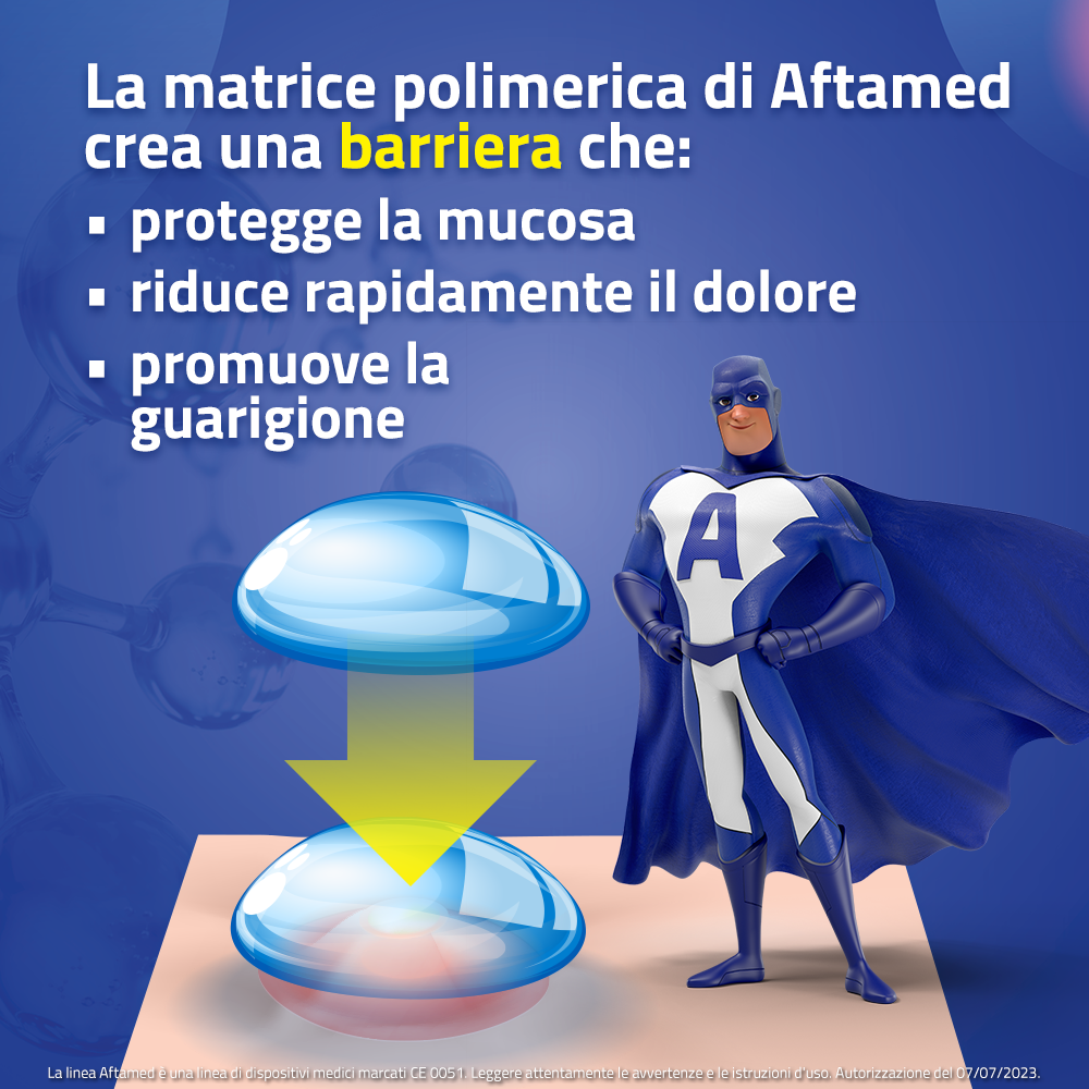 Aftamed Junior Gel Orale Anti Afte Senza Alcool 15 ml