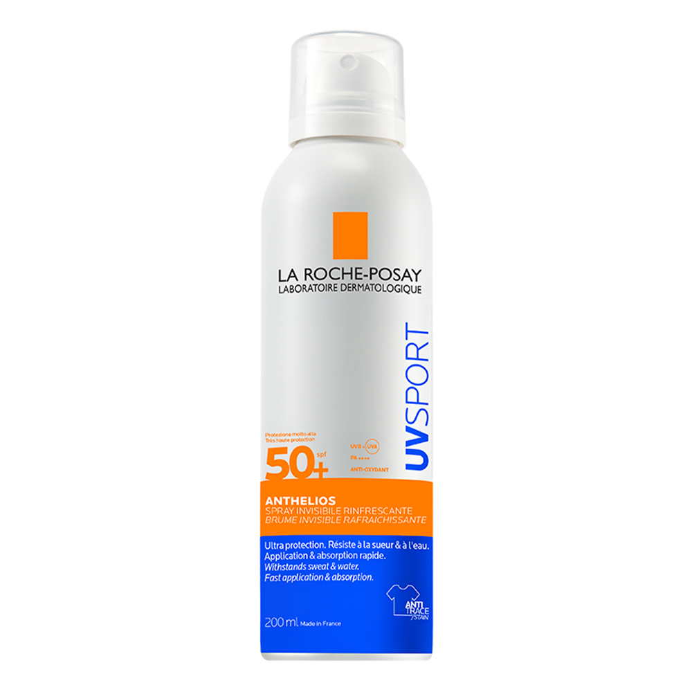 La Roche-Posay Anthelios Uvsport SPF50+ - Spray Solare Invisibile Rinfrescante Viso E Corpo 200 ml