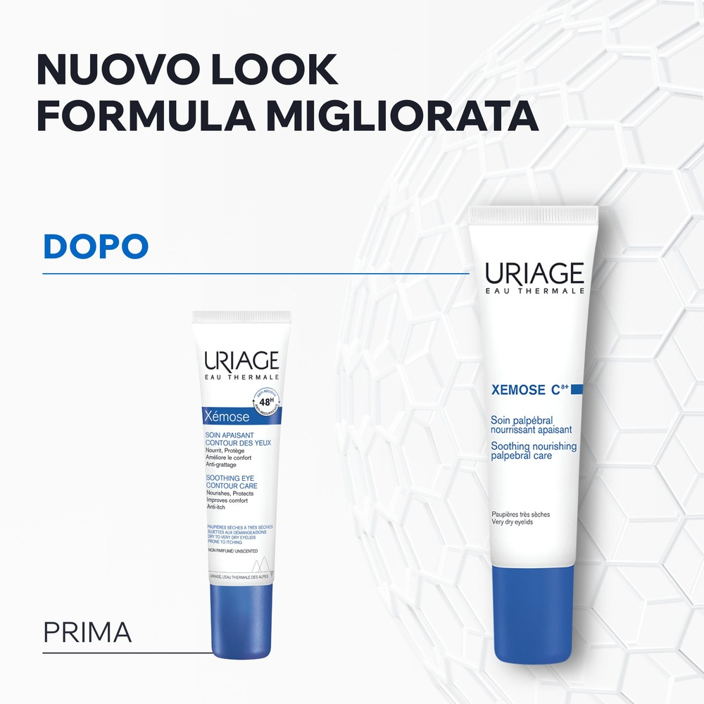 Uriage - Xémose C8+ Trattamento Palpebrale Lenitivo E Nutriente Per Secchezza Perioculare E Atopia 15 ml