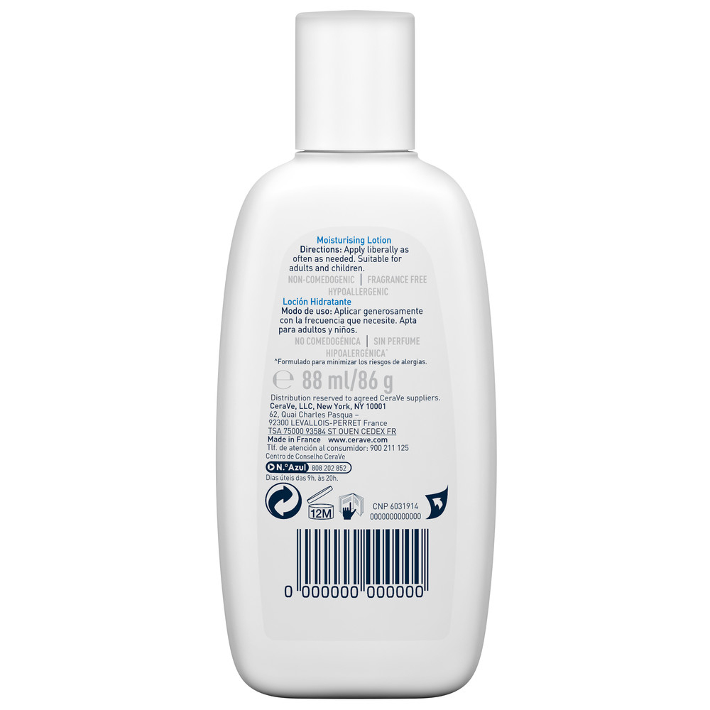 CeraVe Lozione Idratante viso e corpo - da pelli secche a molto secche, 473 ml