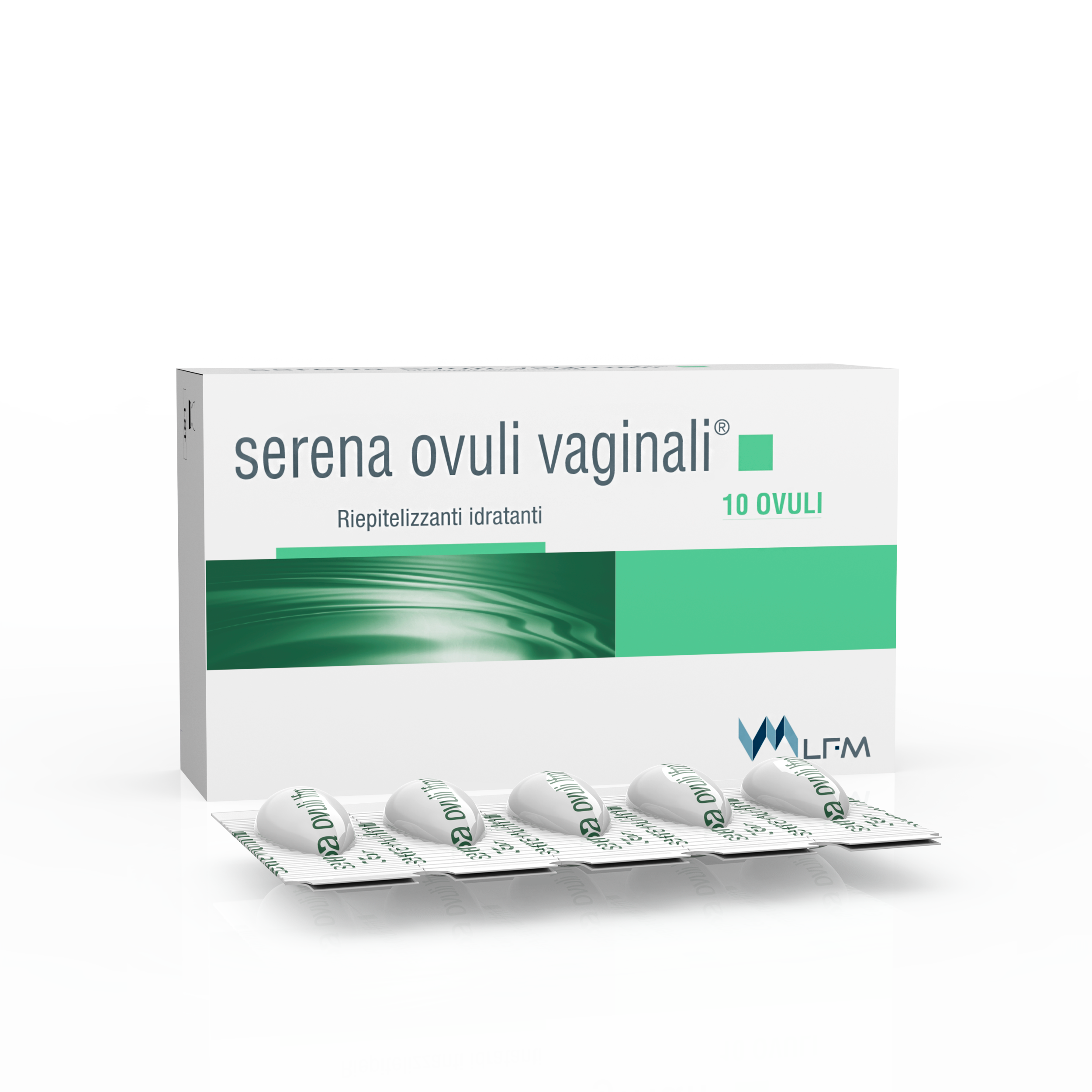 Serena Ovuli Vaginali - Dispositivo Medico Idratante, Lenitivo E Riepilizzante 10 Ovuli
