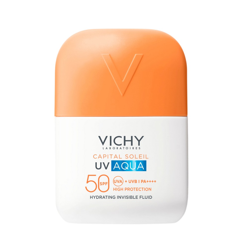 Vichy Capital Soleil UV Aqua SPF50 - Fluido Idratante Invisibile Viso 50 ml
