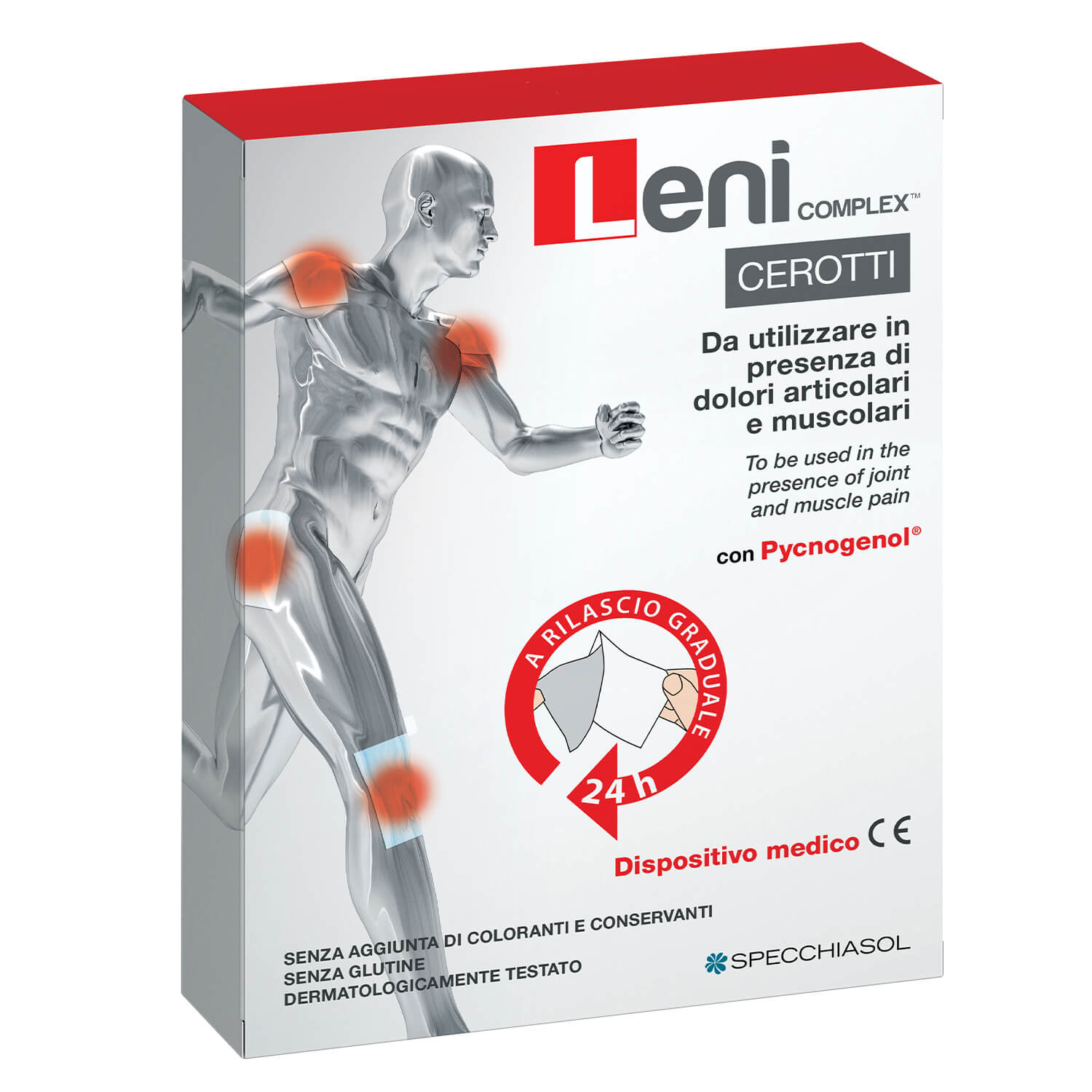 Specchiasol Leni Complex Dolori muscolari/articolari 5 Cerotti Monodose