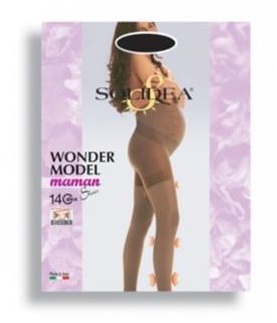 WONDERMODEL 140 Collant Maman XL Nero