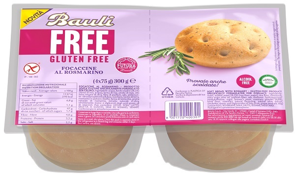 BAULI FREE FOCACCINE ROSMARINO