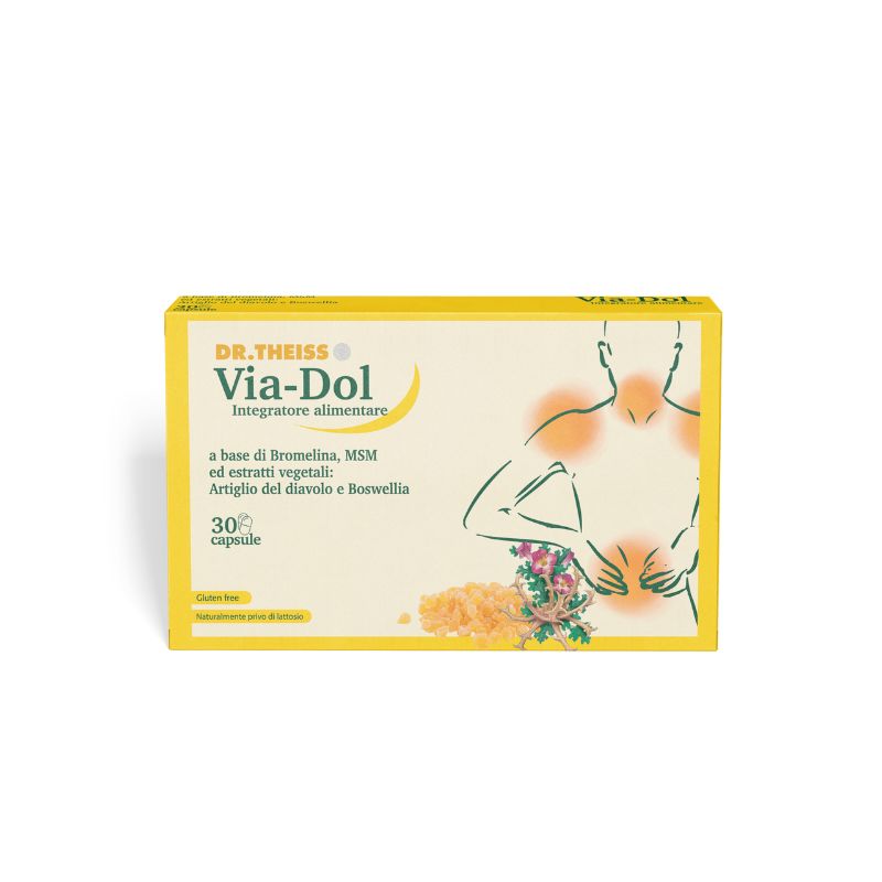 Dr. Theiss - Via-Dol 30 Capsule - Integratore Per Dolori Muscolari