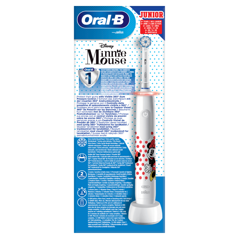 ORALB JUNIOR MINNIE SPAZZ ELET