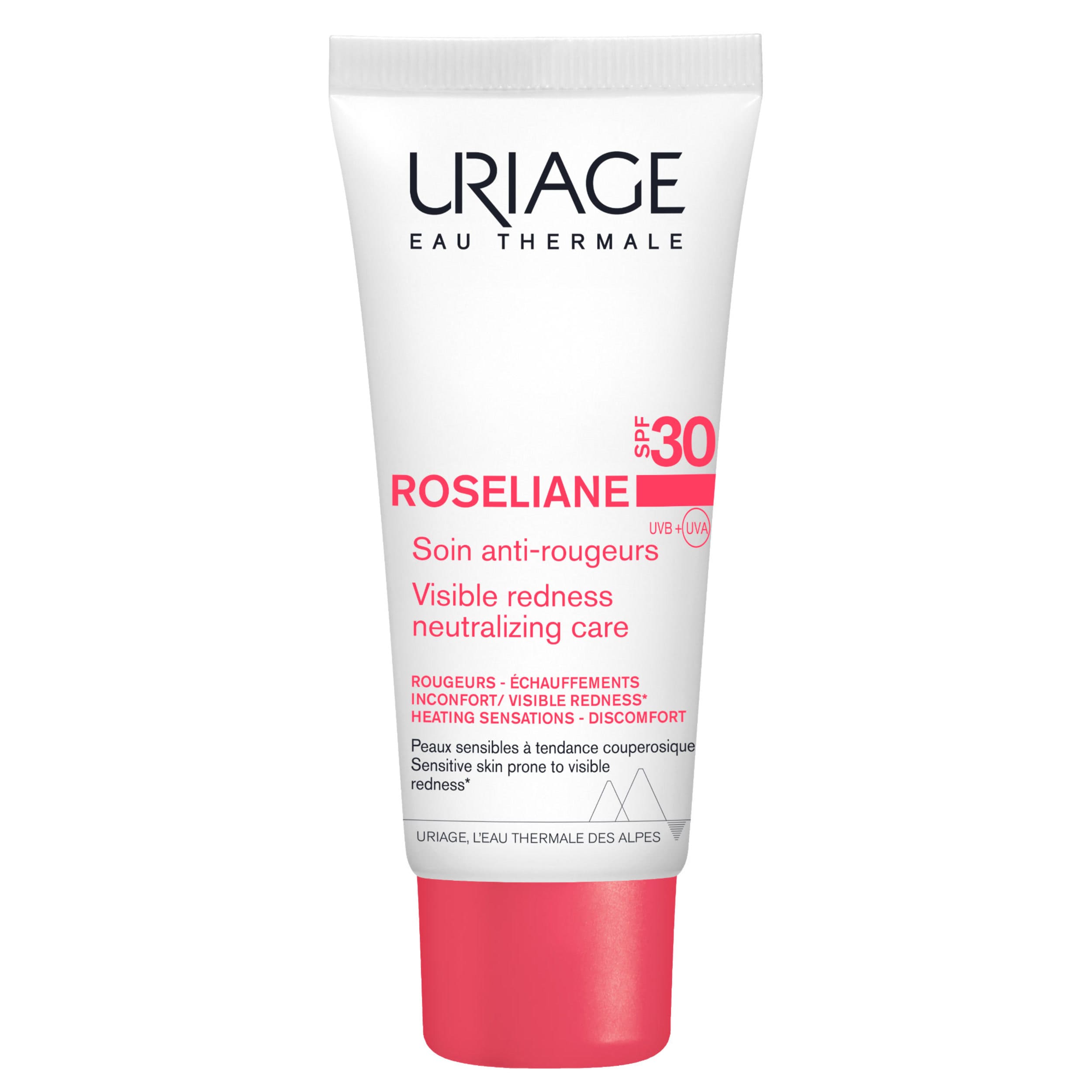 Uriage - Roséliane Crema Anti-Rossori SPF30 Idratante E Lenitiva Viso Per Pelle Sensibile 40 ml