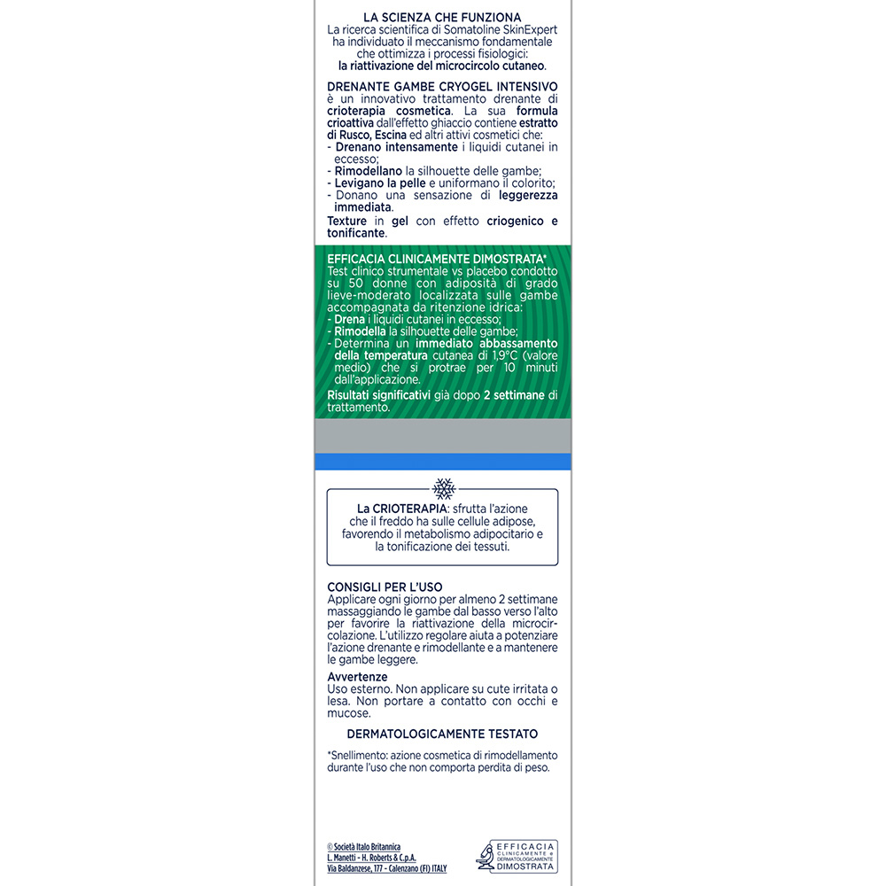 SOMATOLINE-C DREN GAMBE GEL 200M