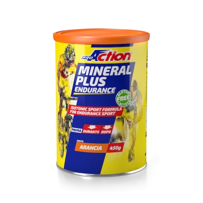 Pro Action Mineral Plus Endurance reidratazione gusto arancia 450 g