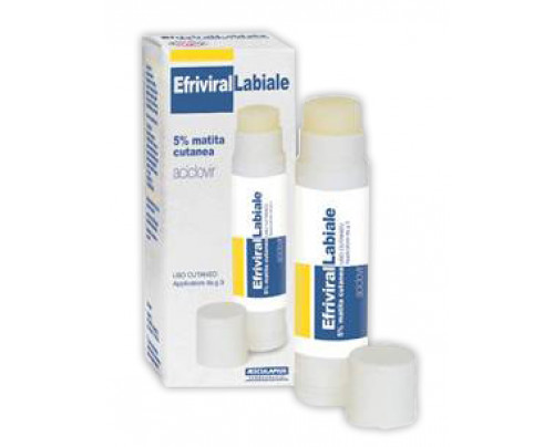 Efrivirallabiale Matita Cutanea 5% Aciclovir Herpes 3g